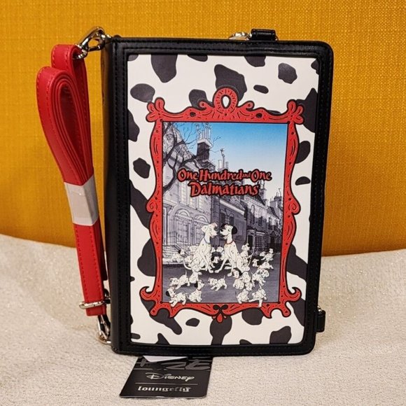 Loungefly Disney 101 Dalmatians Story Book Convertable Backpack Crossbody Bag main image 13